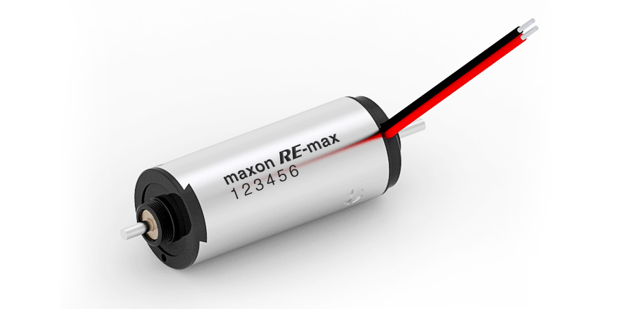 RE-max 13 Ø13 mm, 貴金属ブラシ CLL, 2 Watt, リード線仕様